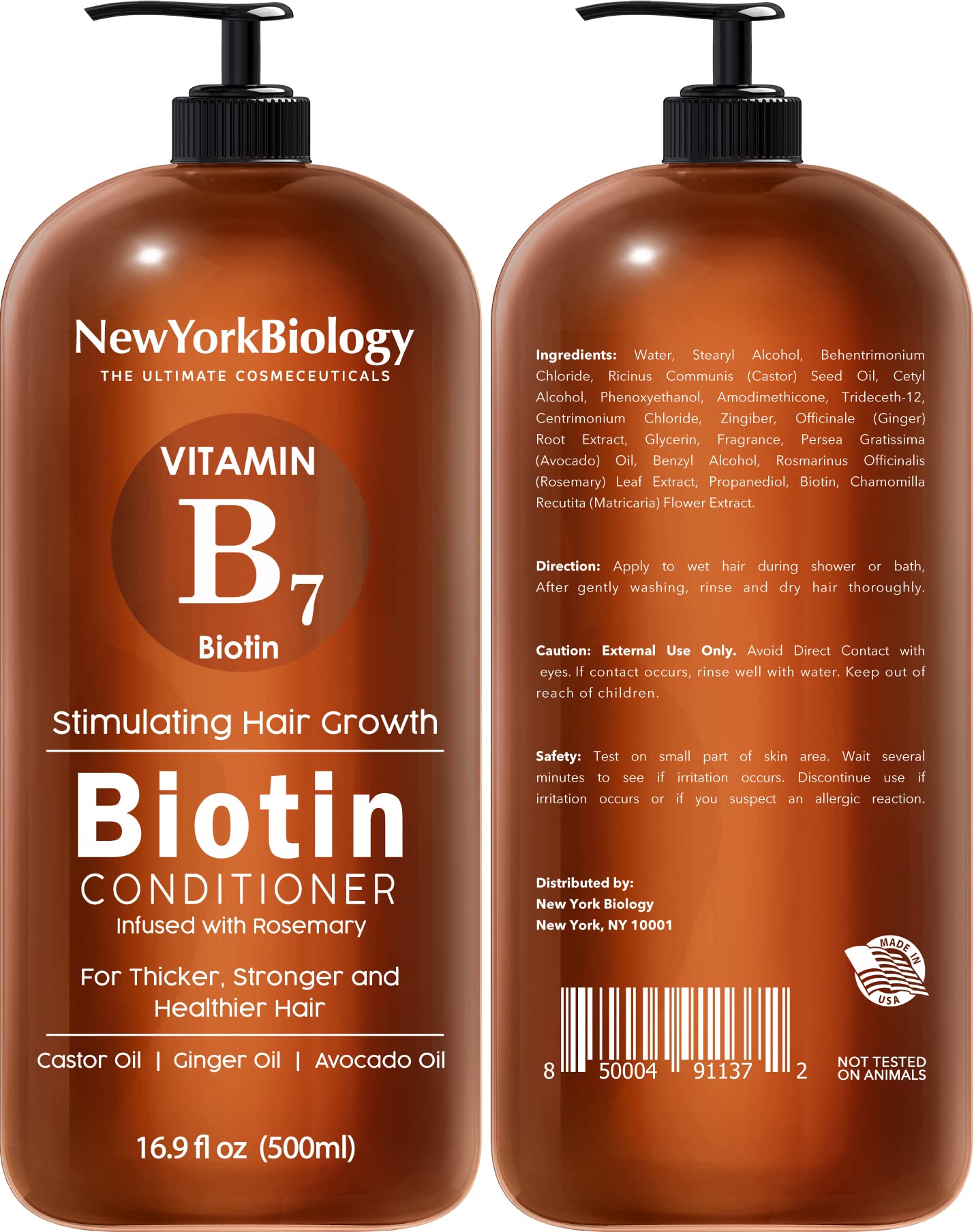 New York Biology Biotin Shampoo foamy lather on the scalp.