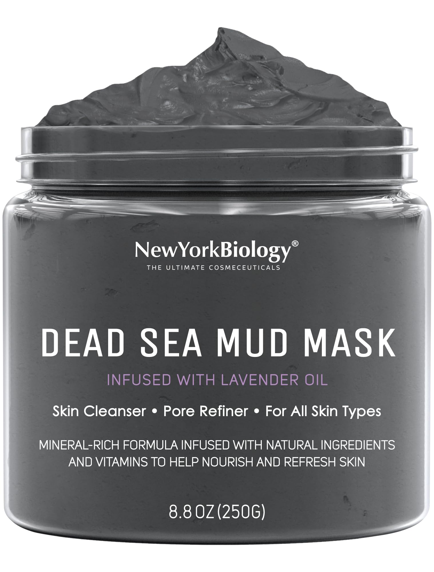 New York Biology lodo mar muerto para la piel: purifica poros y suaviza.
