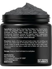 NEW YORK BIOLOGY Mascarilla Barro Mar Muerto, aplicación en rostro para limpieza suave.