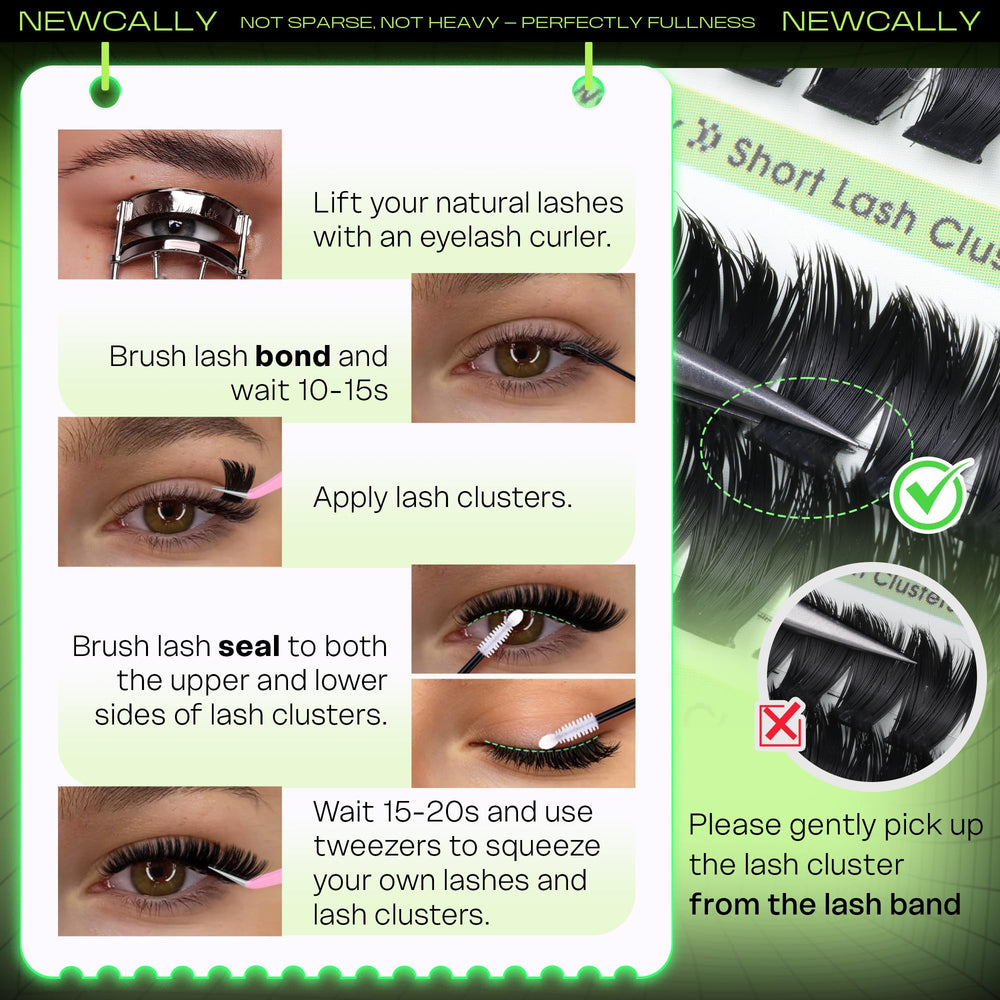 Newcally beginner-friendly lashes ideal for first-time wearers.