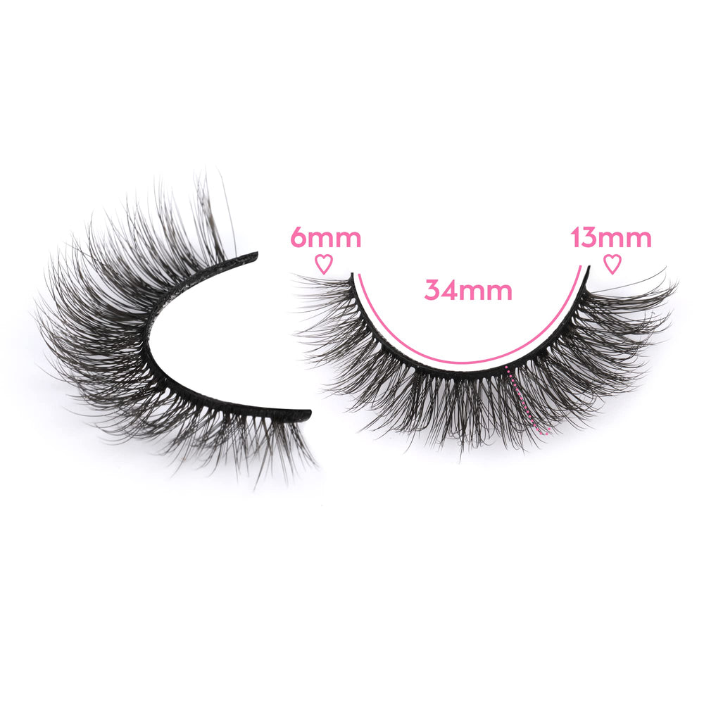 Newcally Cat Eye Lashes 14-pair pack for versatile looks.