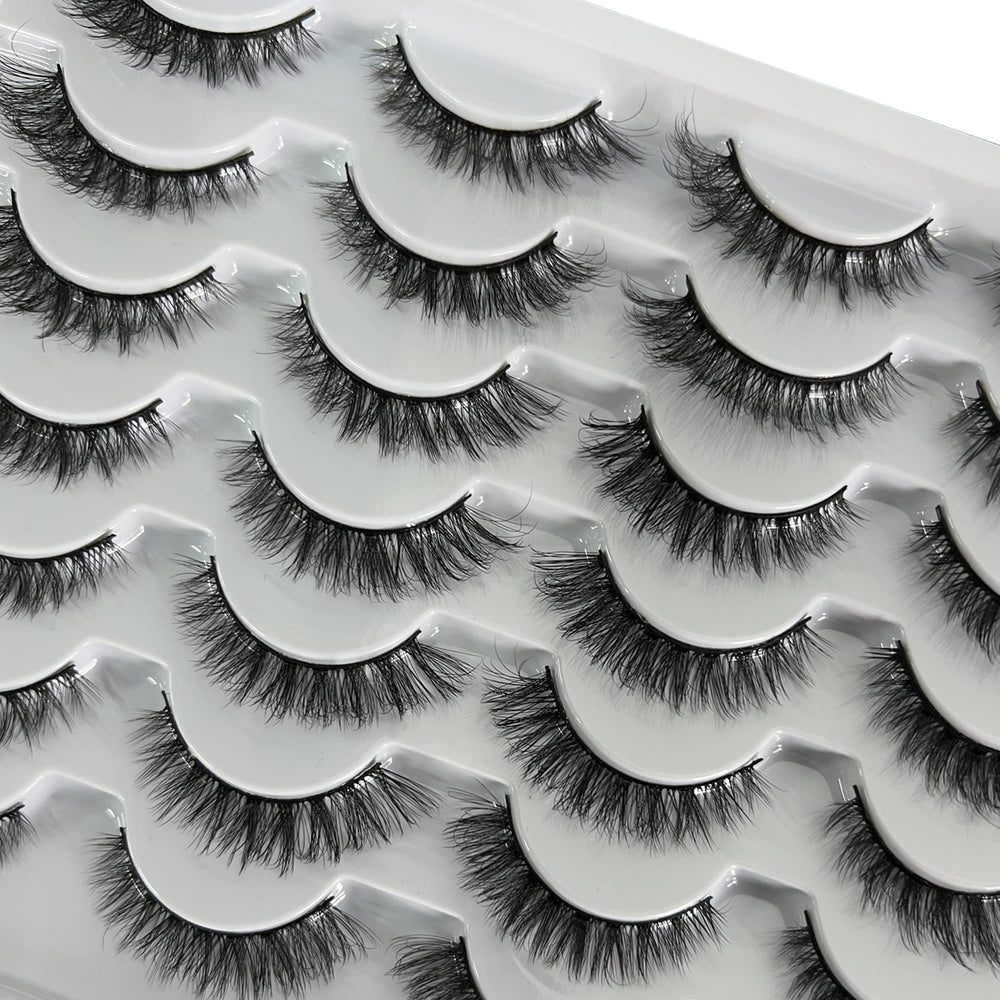 Newcally Cat Eye Lashes perfect for daily wear or events.