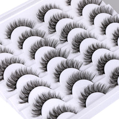 Newcally Cat Eye Lashes soft lightweight vegan fibers for comfortable wear.