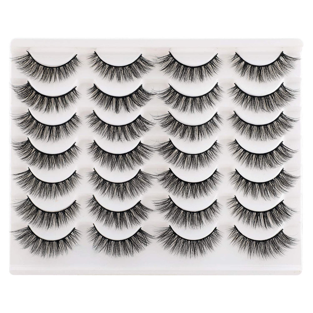 Newcally Cat Eyes Wispy Lashes for natural blend and daily wear