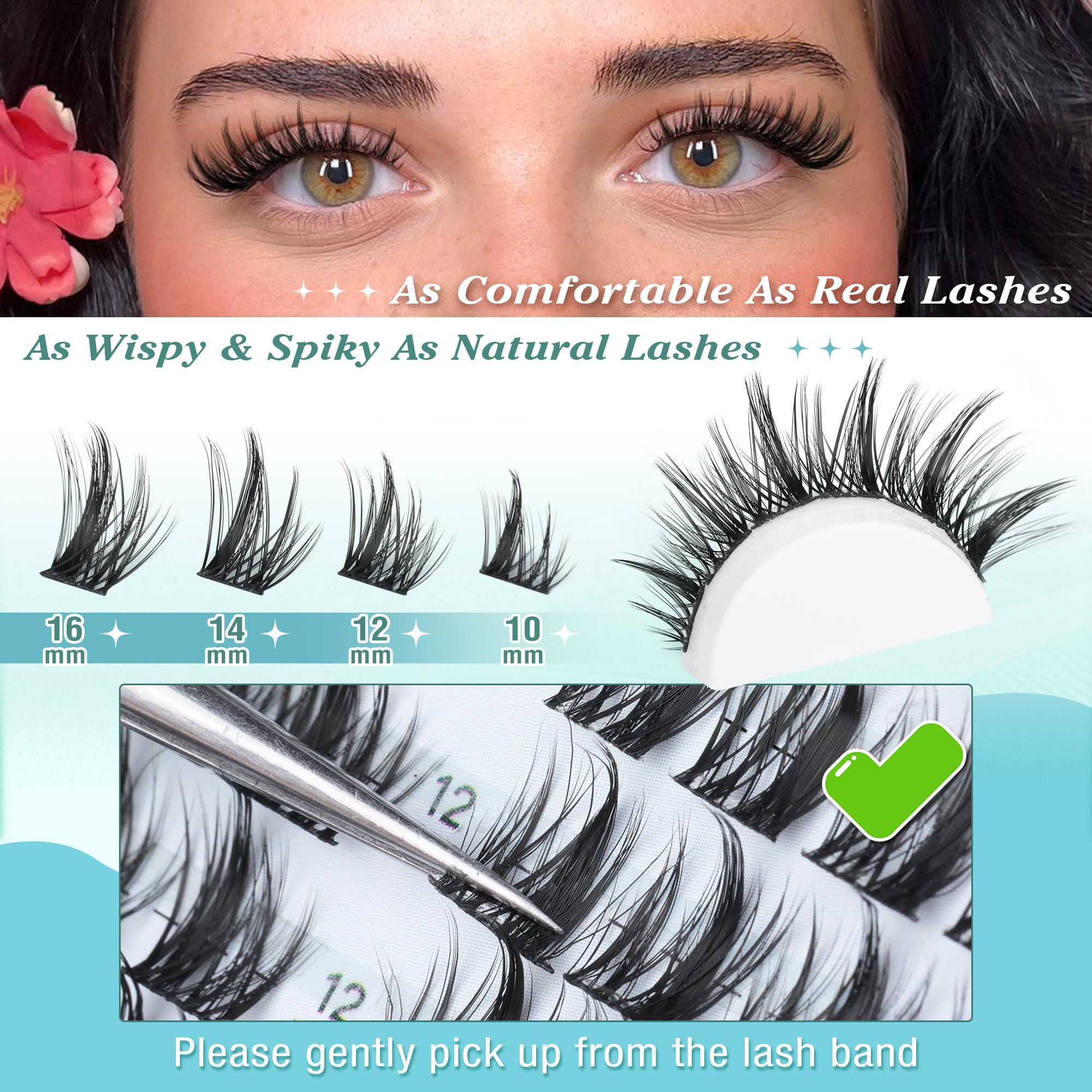 Newcally CD-curly clusters deliver lift from every angle for a natural look.