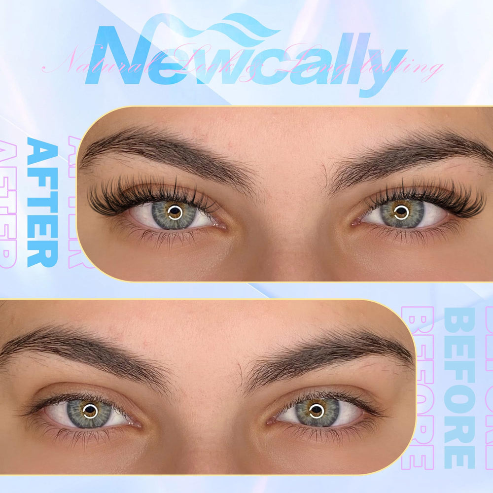Newcally tweezers ensure precise cluster placement for easy application.