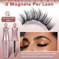 Newcally cotton lash band delivers comfortable wear and natural edge.