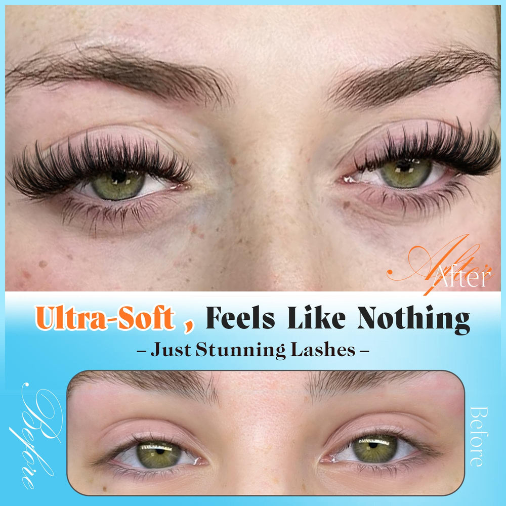 Newcally d-curly natural look mimics real lashes for open-eyed effect.