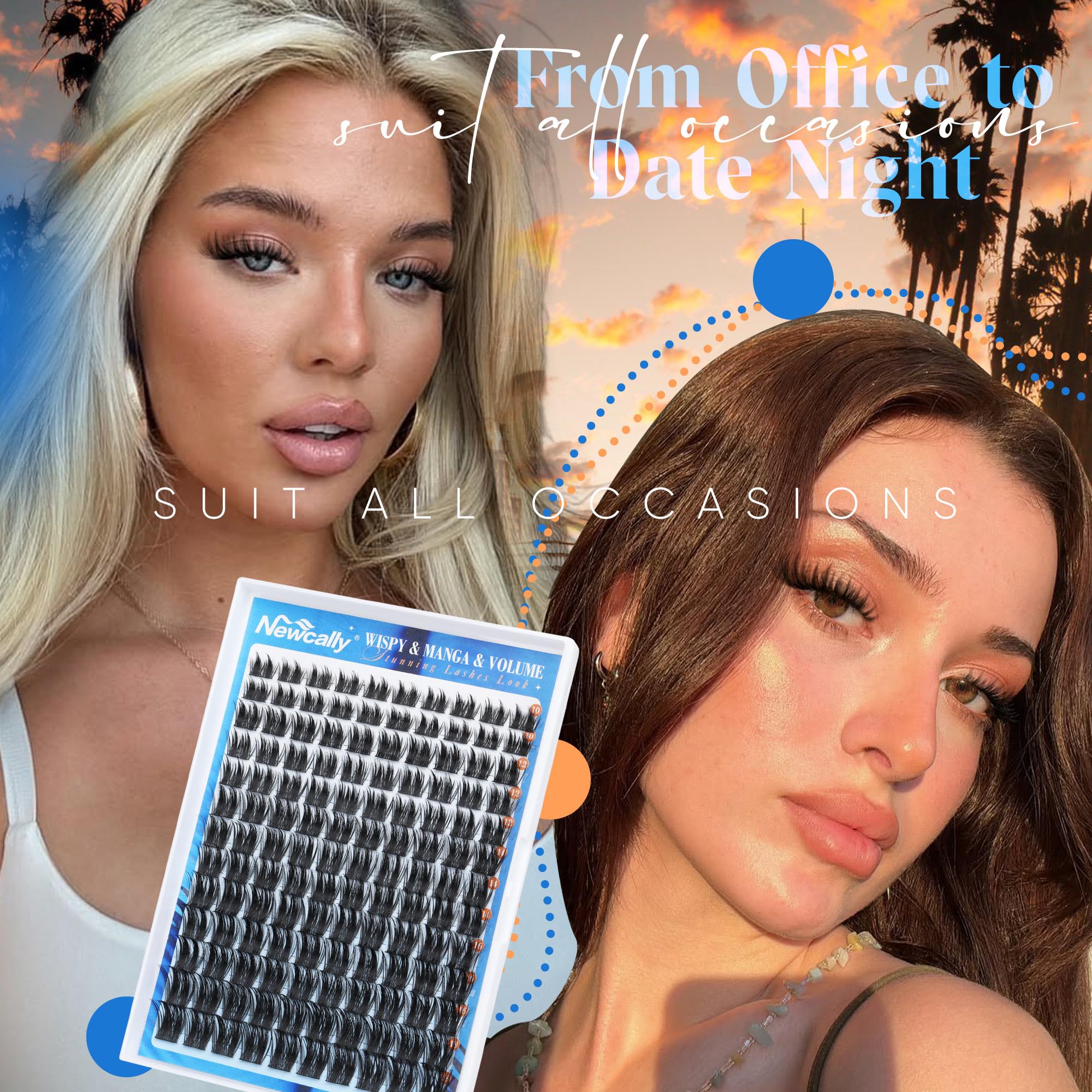 Newcally DIY lash extensions at home for quick daily glam.