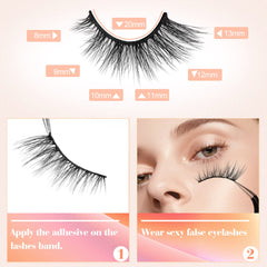 Newcally half lashes add back-half volume for a fluttery awake look