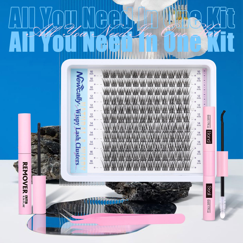 Newcally lash bond and seal provides durability and a smooth finish.