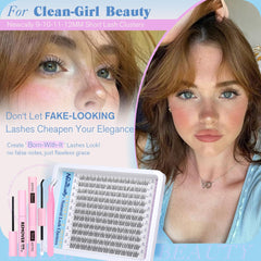 Newcally lash bond and seal provide secure wear and easy removal.