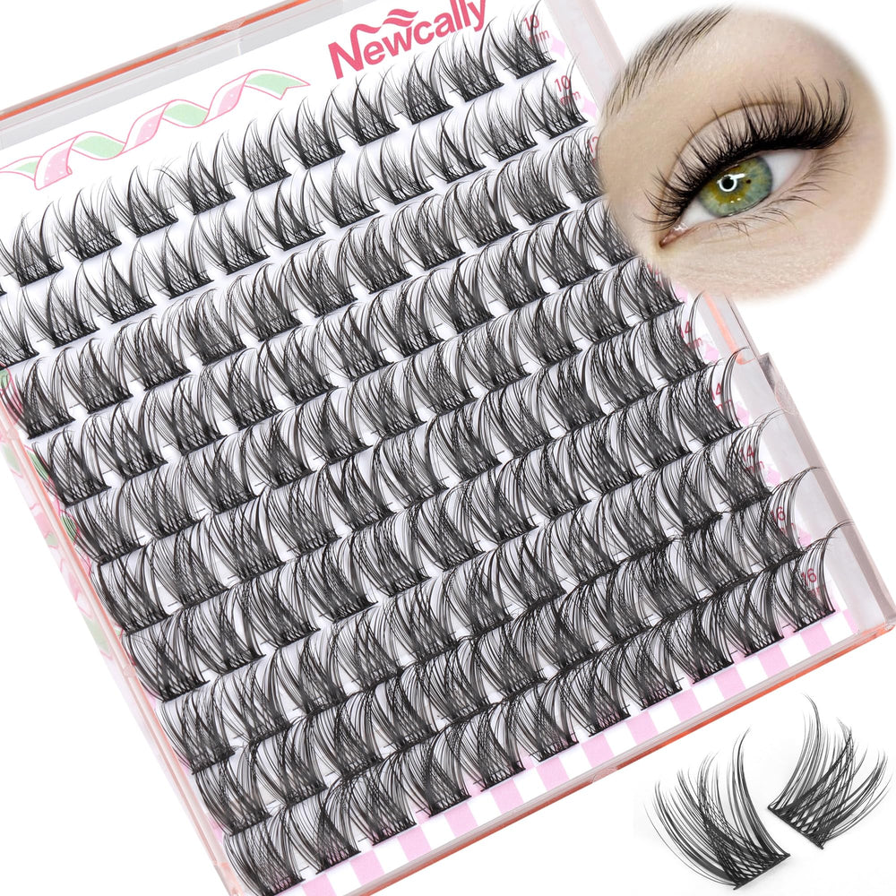 Newcally Lash Clusters create a wispy natural look for everyday enhancement.