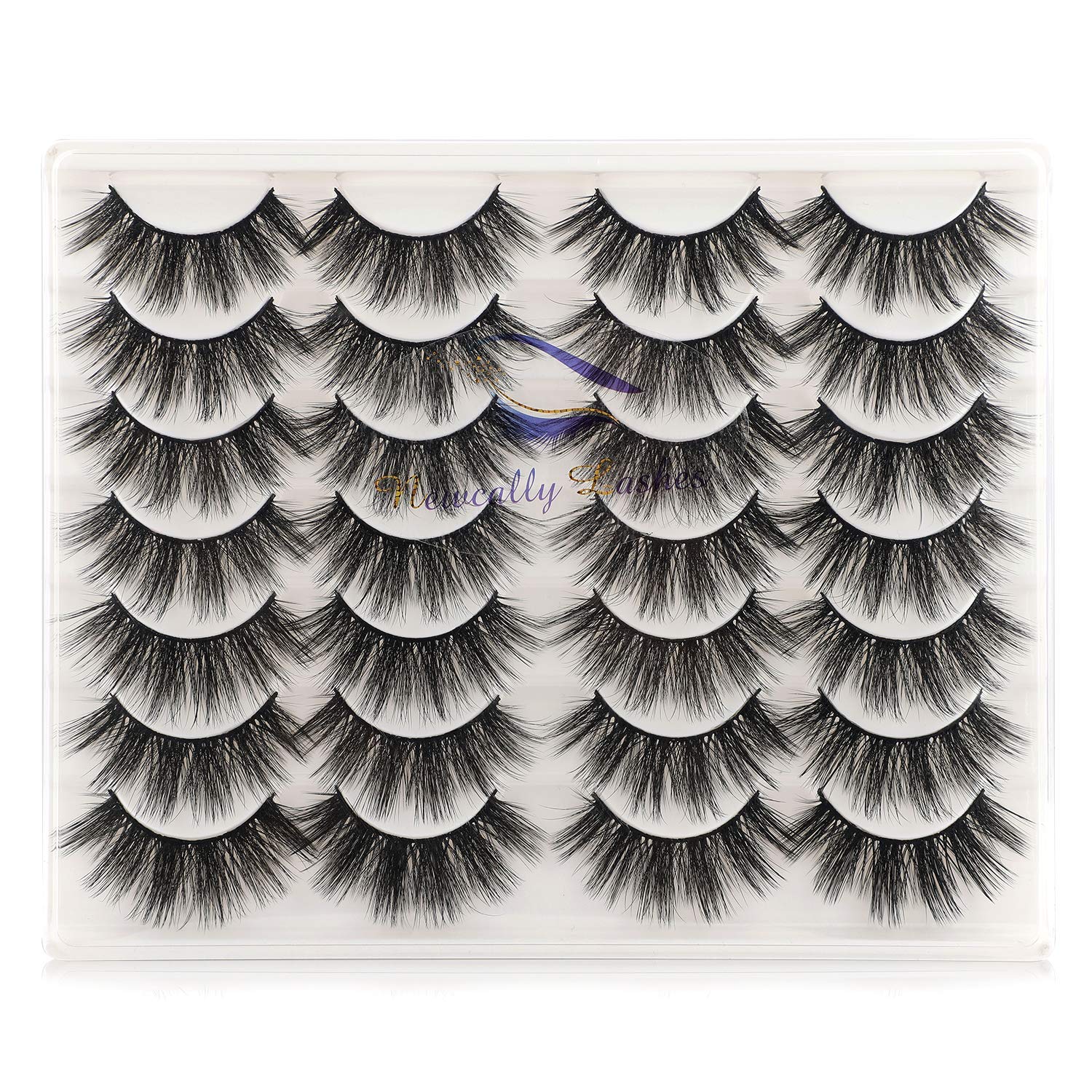 Newcally Lashes 3D layered depth for natural-looking volume