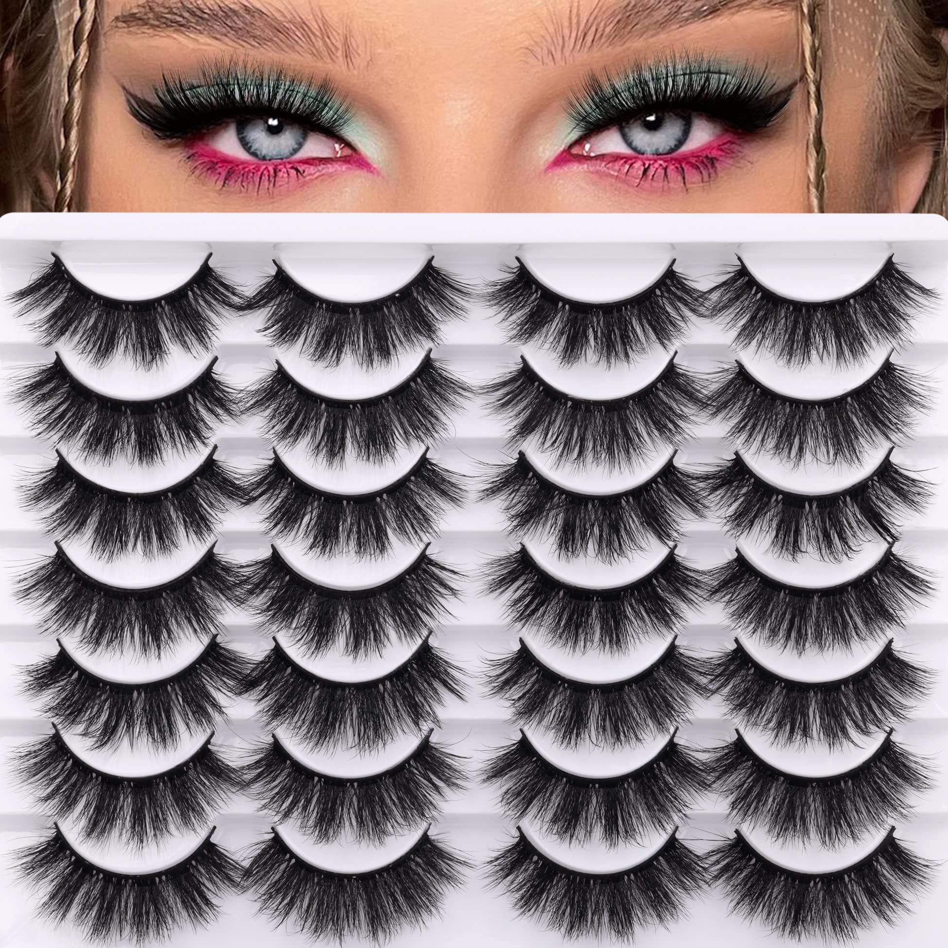 Newcally Lashes reusable up to 15 times with proper care