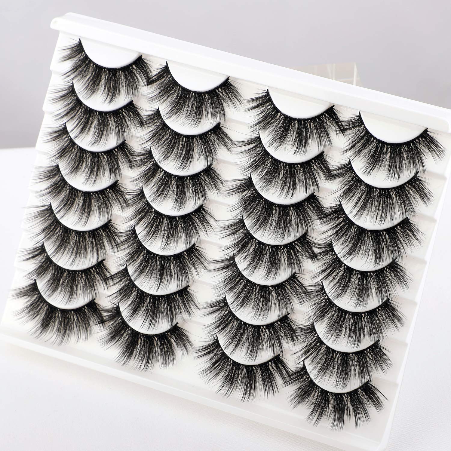 Newcally Lashes wispy 20mm long style adds dramatic flair to everyday eyes