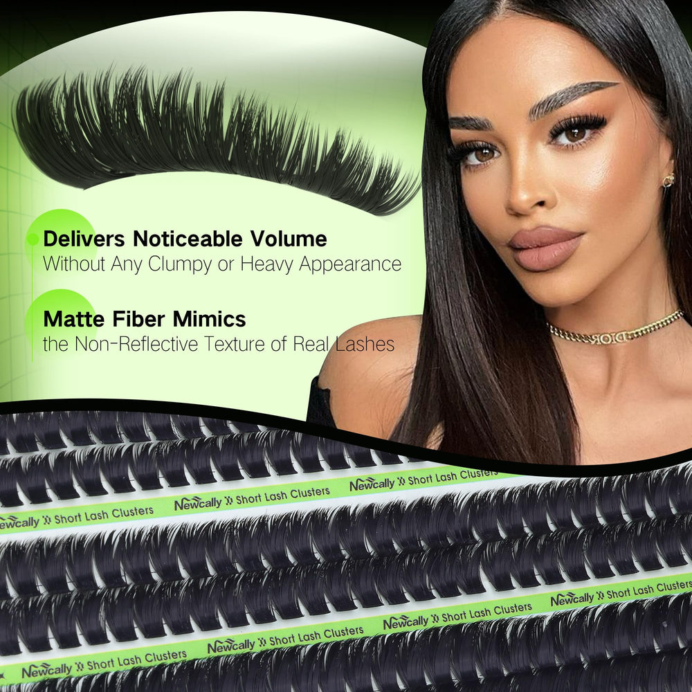 Newcally lightweight clusters feel barely-there while delivering subtle volume.