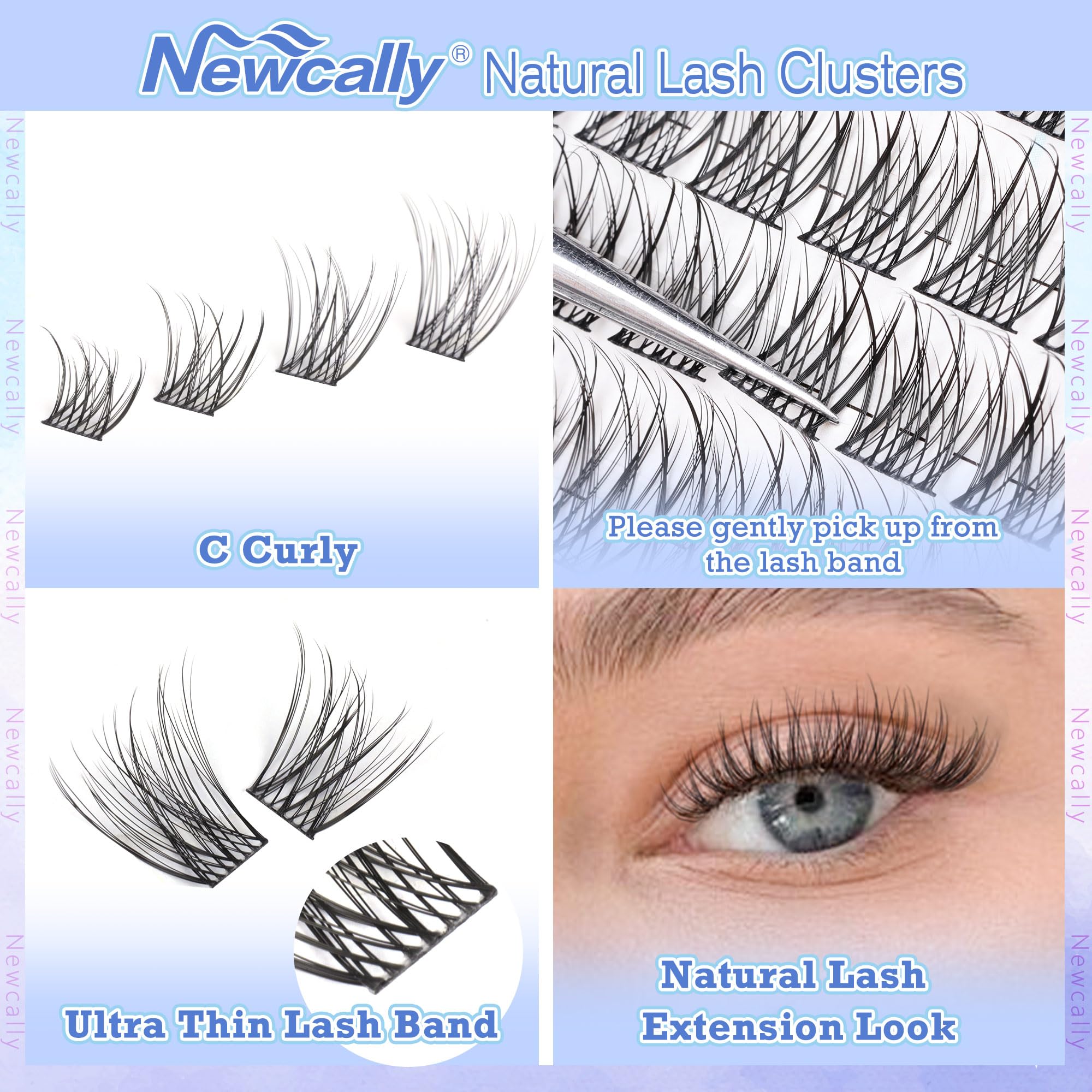 Newcally long-lasting clusters designed for repeated wear