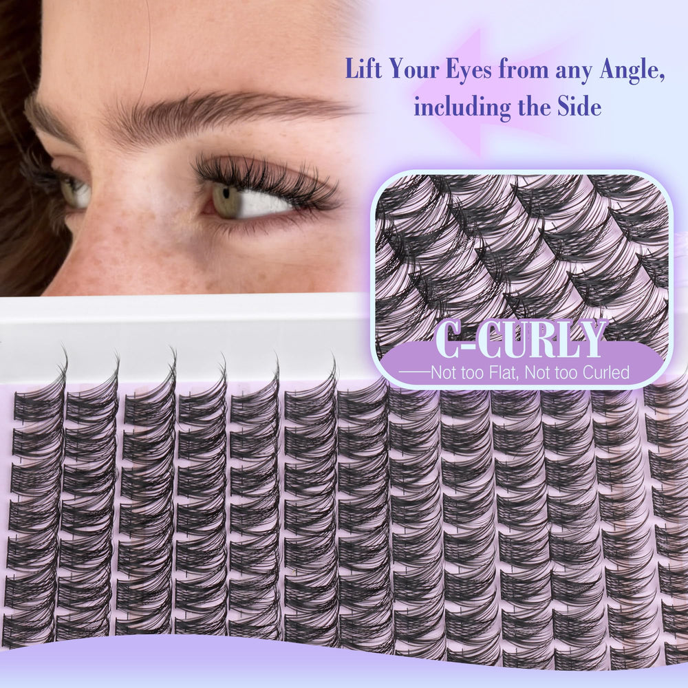 Newcally quick-apply for a 3D lash look.