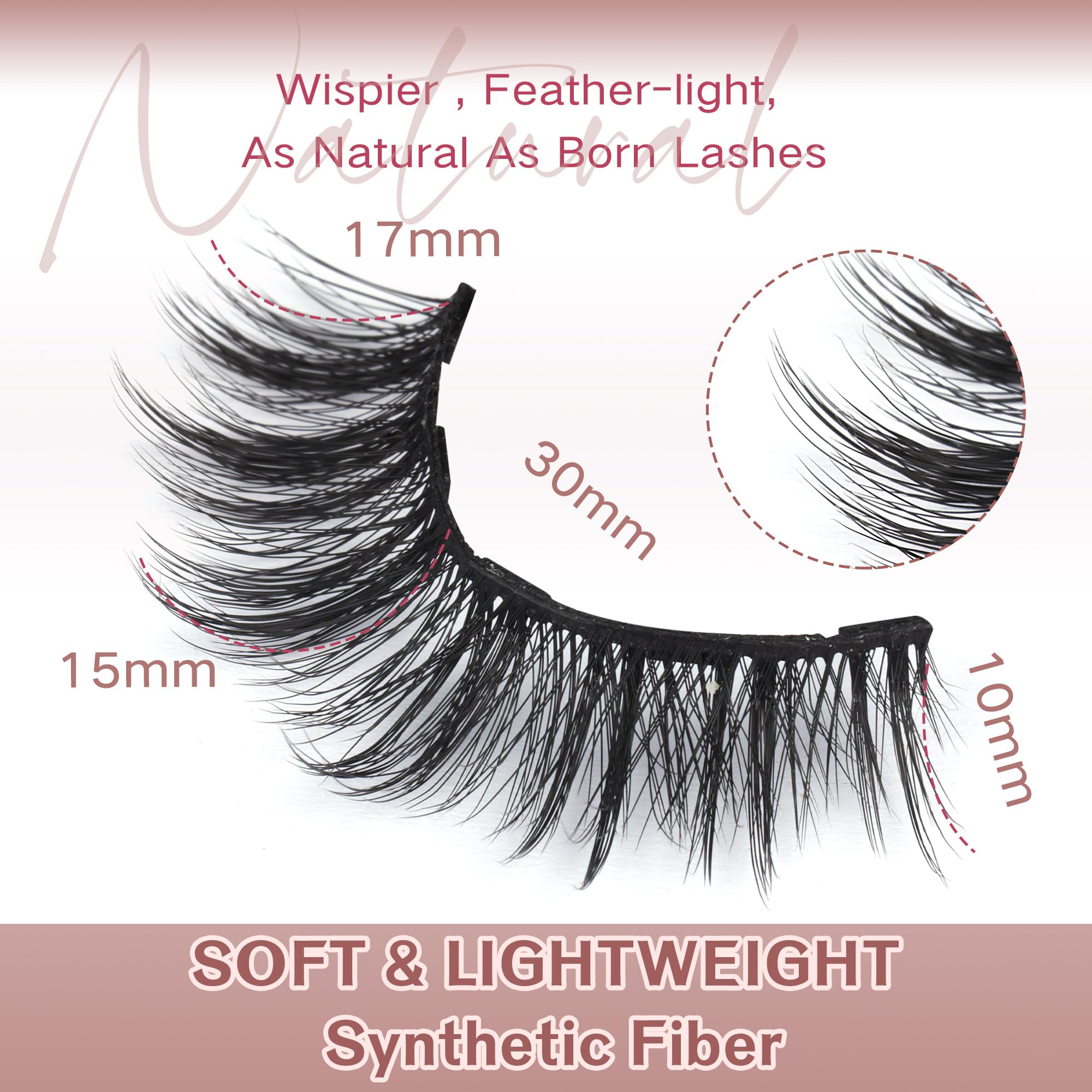 Newcally reusable lashes kit lasts 10+ uses with care.