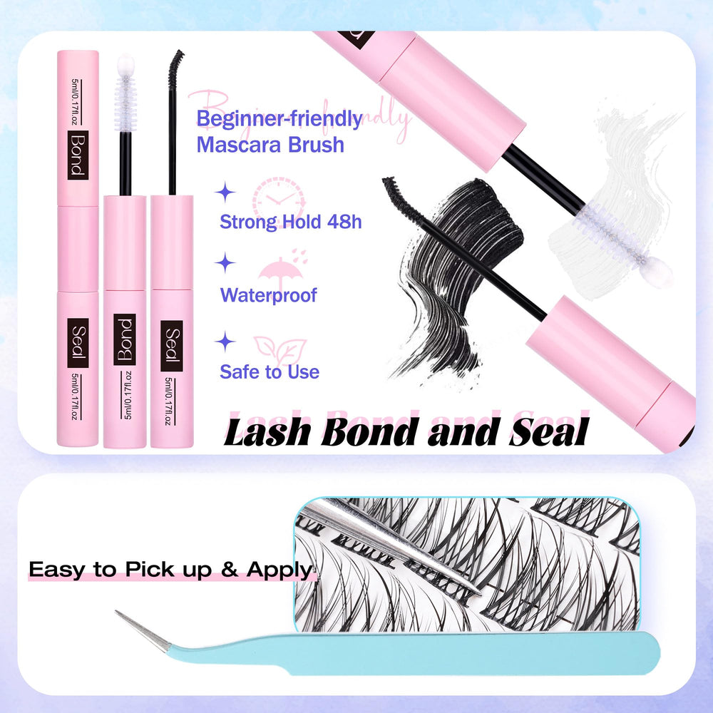 Newcally soft fiber lashes feel lightweight and comfortable
