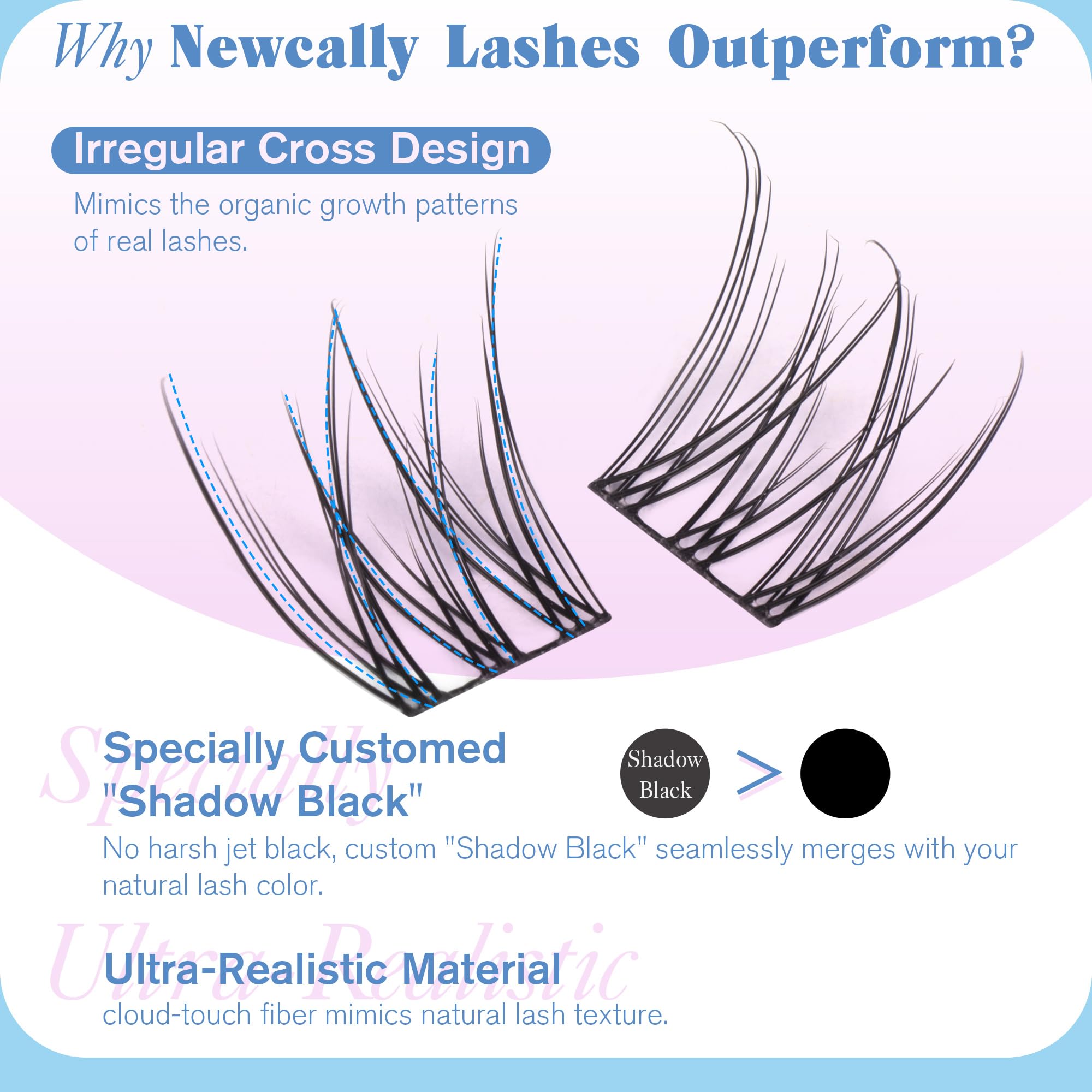 Newcally soft and lightweight fiber for comfortable wear.