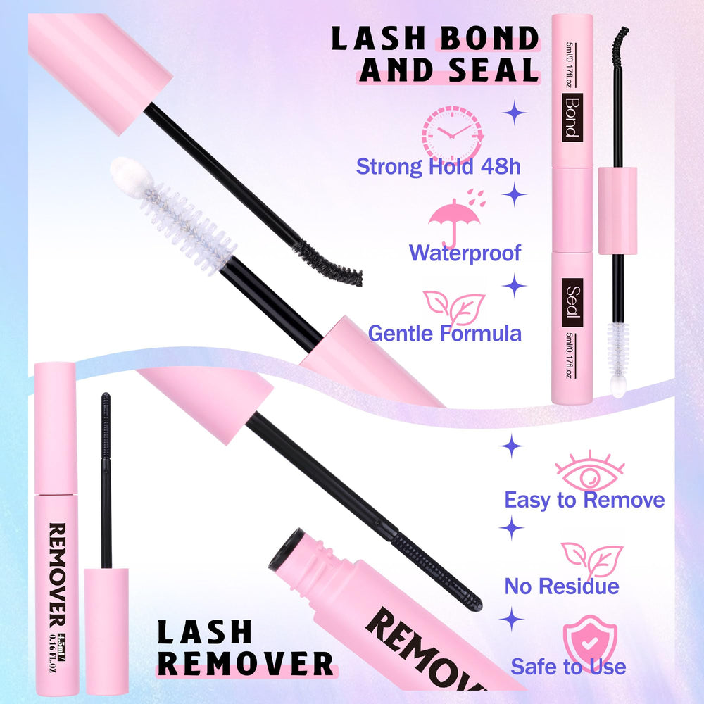 Newcally soft synthetic fiber keeps lashes light and comfortable.