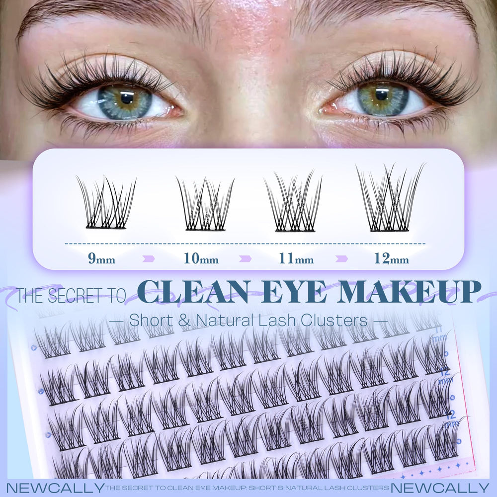 Newcally ultra-thin lash band makes application easy and comfortable all day