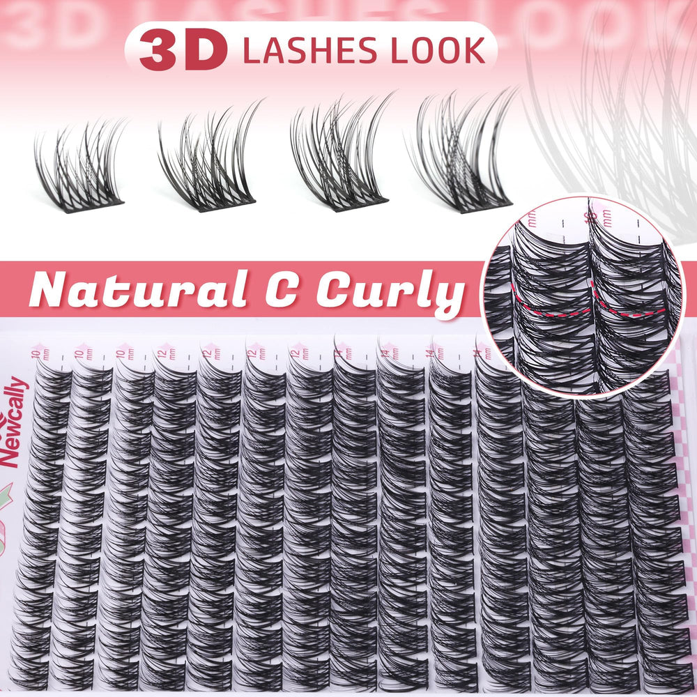 Newcally Vegan lash clusters offer cruelty-free beauty options