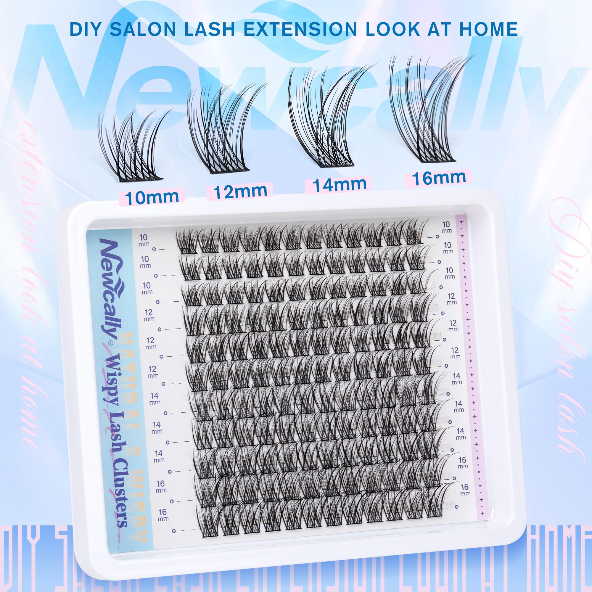 Newcally vegan lash kit supports comfortable, cruelty-free DIY styling.