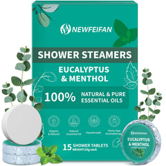 NEWFEIFAN bombas de ducha aromaterapia con eucalipto para relajación diaria.