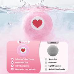 NEWFEIFAN bomba de baño con forma de flor, decoración aromática.