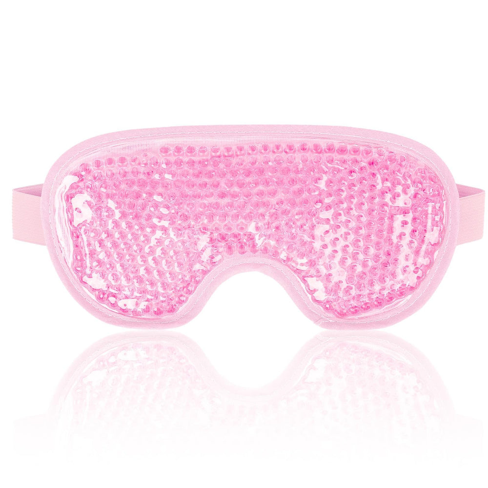NEWGO cooling gel eye mask front view relieves tired eyes and promotes relaxation.