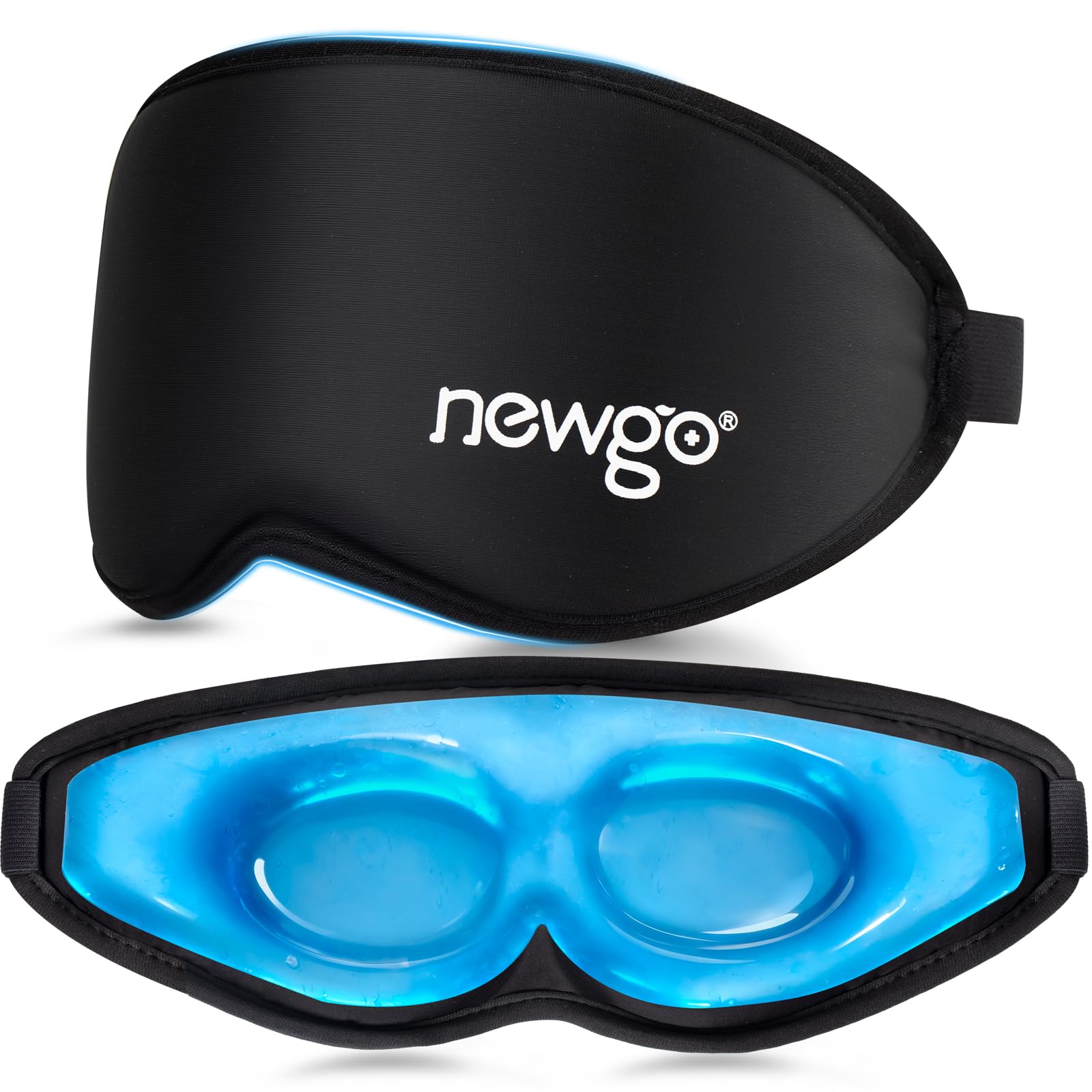 NEWGO mascarilla ocular 3D con ajuste cómodo para dormir