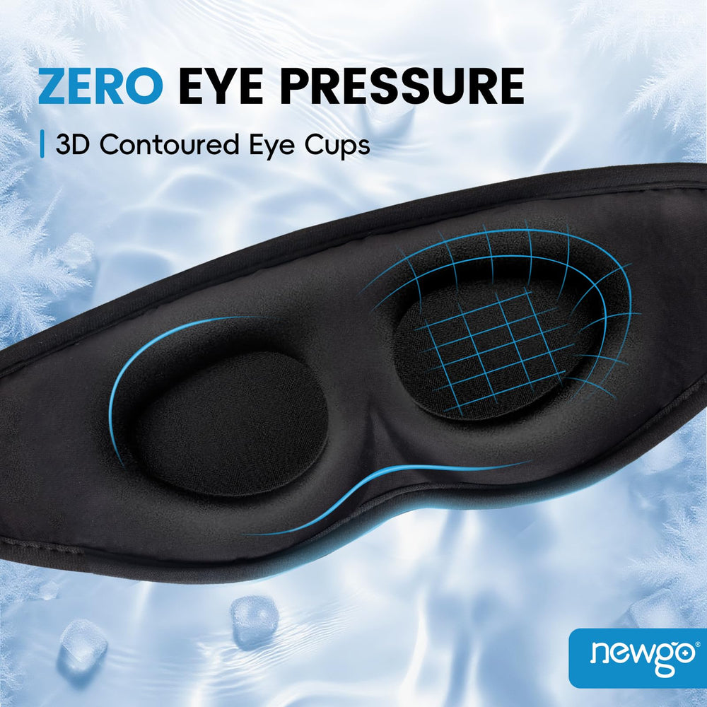 NEWGO mascarilla ocular terapia fría/caliente para relajación