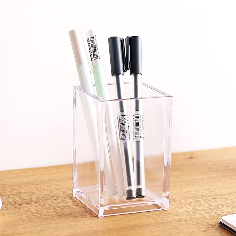 Newkita cosmetic brush storage lets you see contents instantly for faster routines