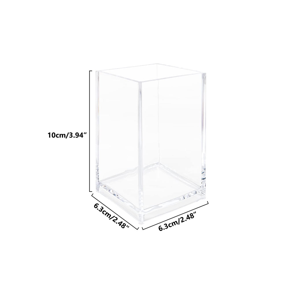 Newkita clear acrylic makeup brush holder shows brushes at a glance for quick makeup setup
