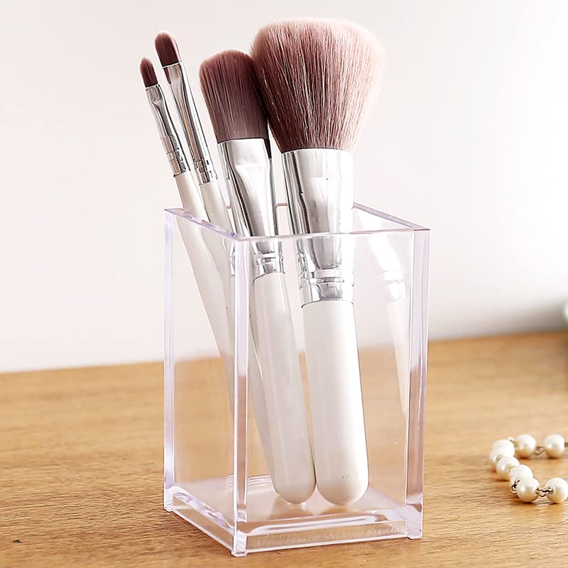 Newkita clear acrylic quick-access storage for nail tools, brushes, and cosmetics