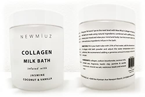 New Miuz agua lechosa en baño para textura suave.