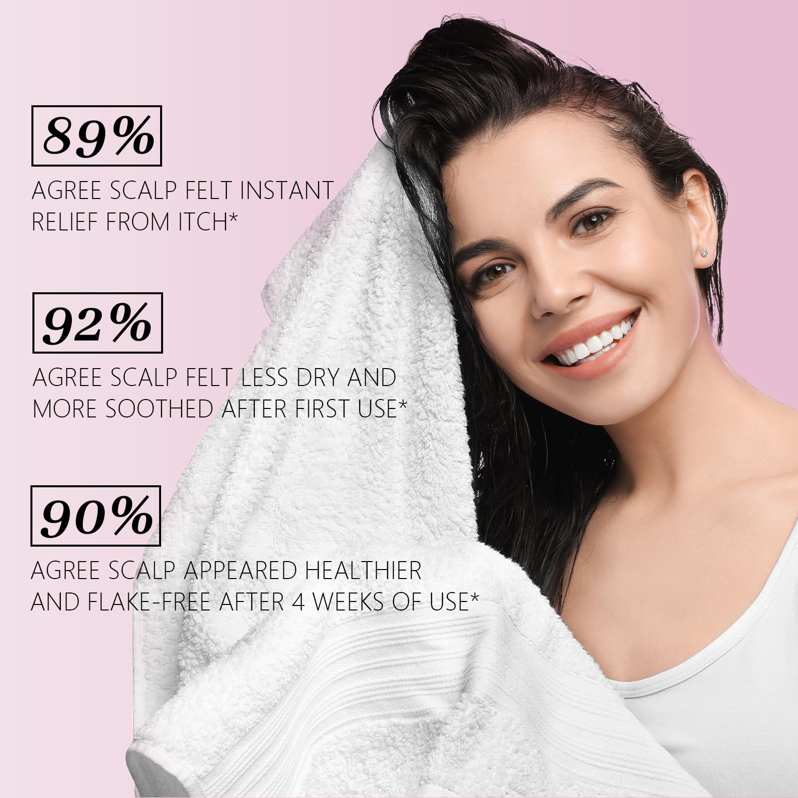 NEWREY anti-fungal shampoo ingredients scene highlighting herbal extracts for scalp health.