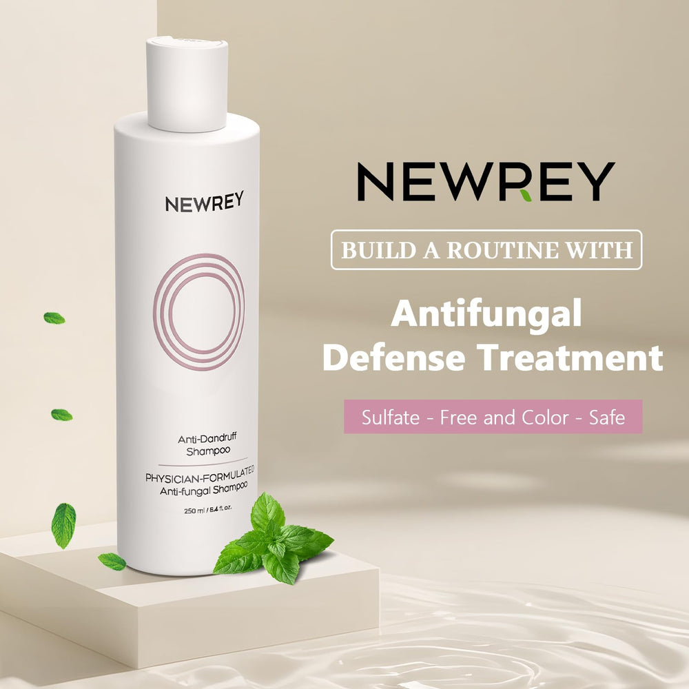 NEWREY anti-fungal shampoo for permed or dyed hair with gentle care.