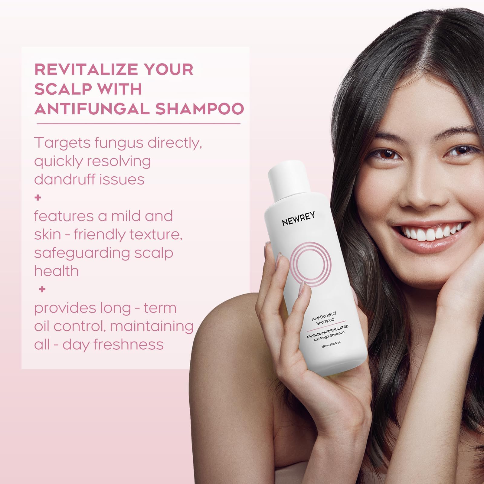 NEWREY dandruff-relief foamy lather during wash