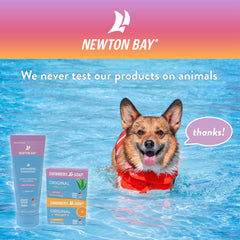Newton Bay Swimmers Soap after-swim skin care for chlorine relief.