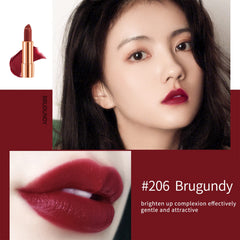 Newvenper barra de labios mate tono rojo retro para uso diario