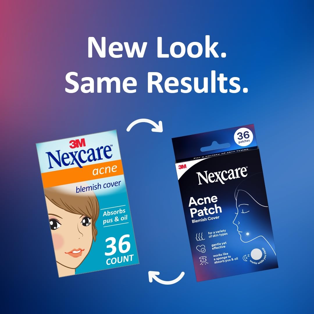 Nexcare Parche acné Aplicación rápida en piel limpia.