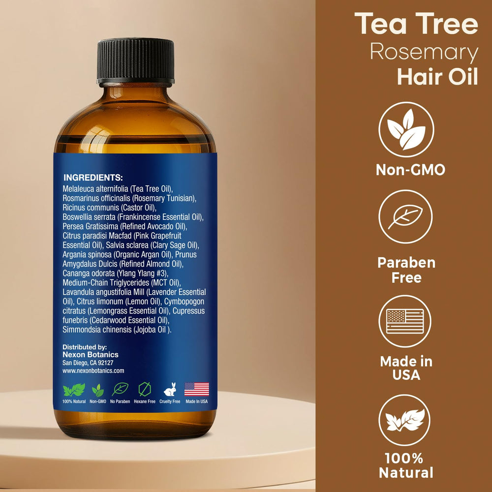 Nexon Botanics avocado jojoba oil blend nourishes scalp and moisturizes hair.