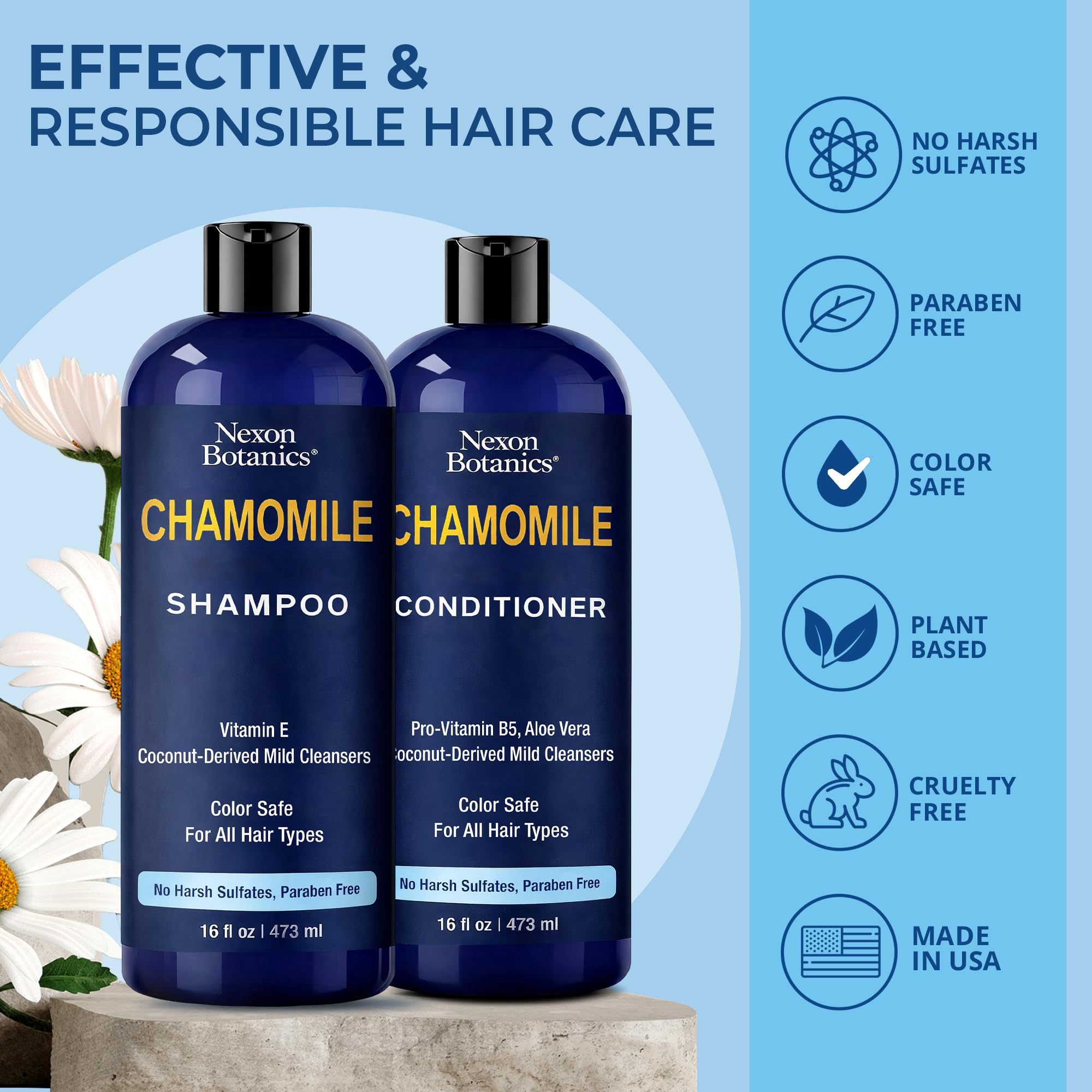 Nexon Botanics Uso diario para cabello ligero y fresco.
