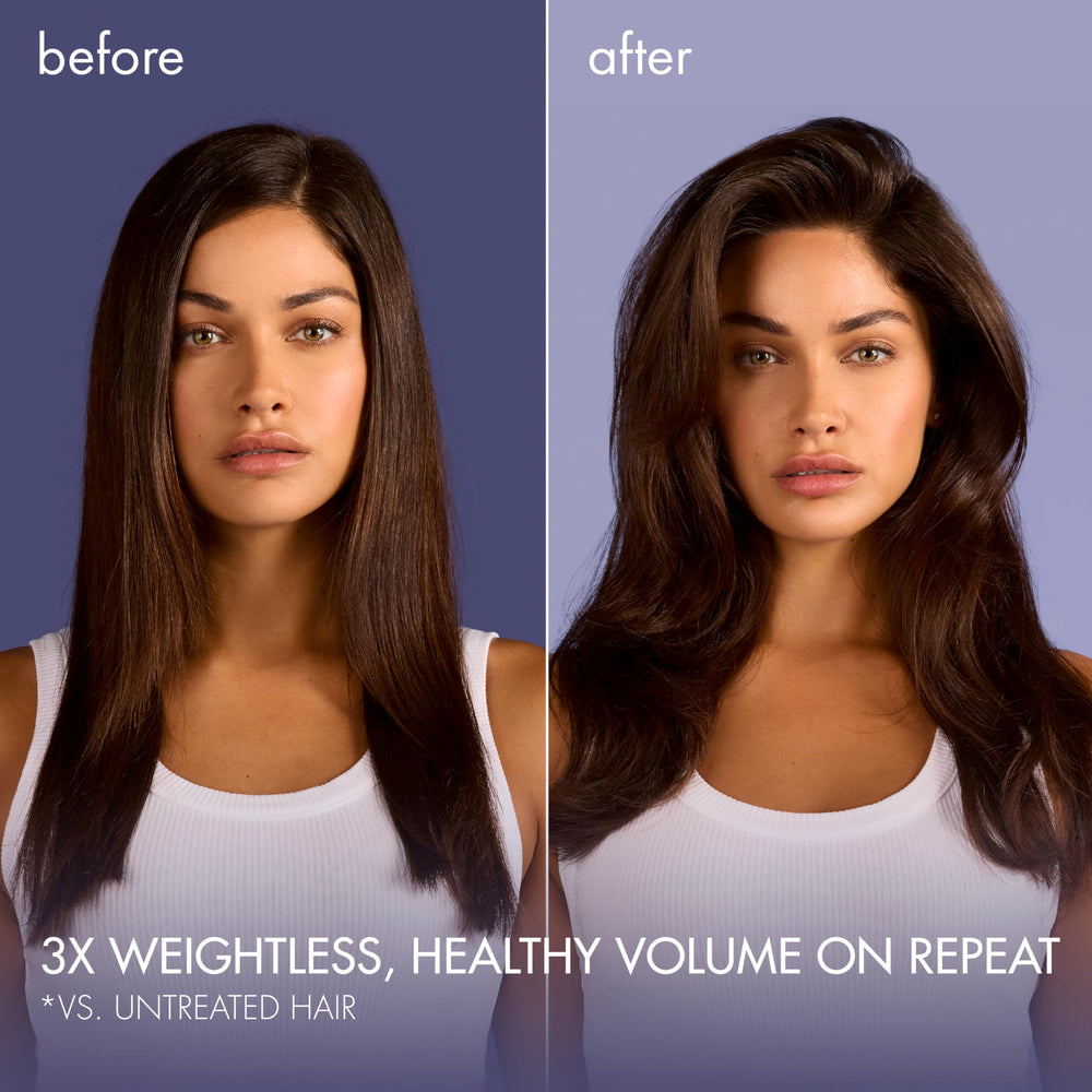 Nexxus HY-VOLUME Acondicionador, etiqueta fragante, aroma revitalizante.