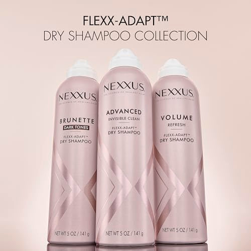 Nexxus Brunette Dry Shampoo color-resistente, protege el tono y aporta volumen ligero