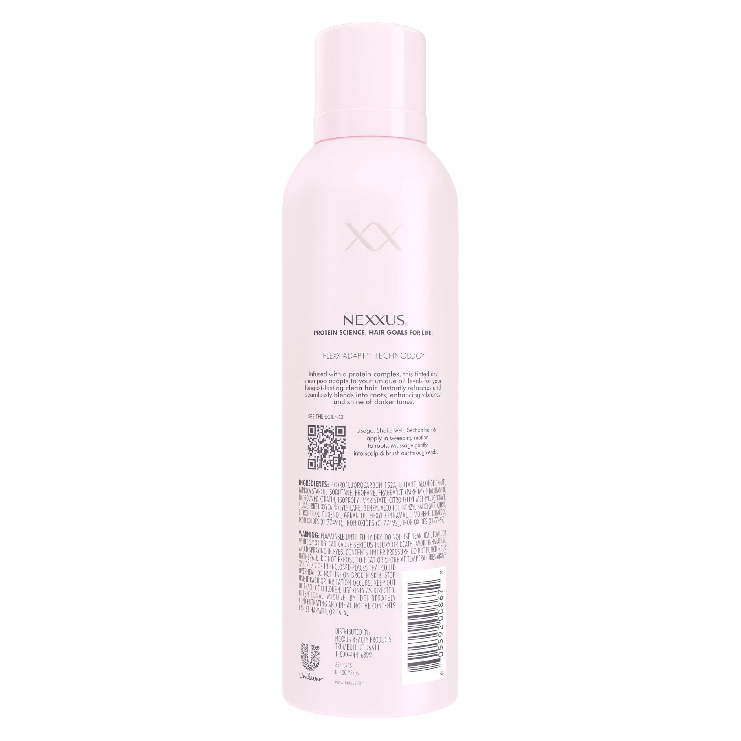 Nexxus Brunette Dry Shampoo dispensador-compacto, retoques rápidos sin lavado